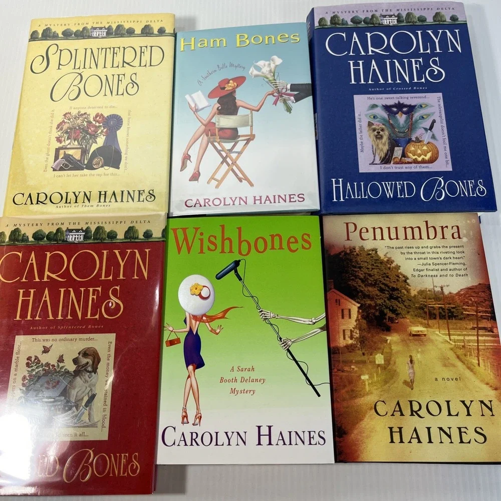 Carolyn Haines Book Lot Thriller Crime Cozy  Mystery Suspense Hardcover Southern